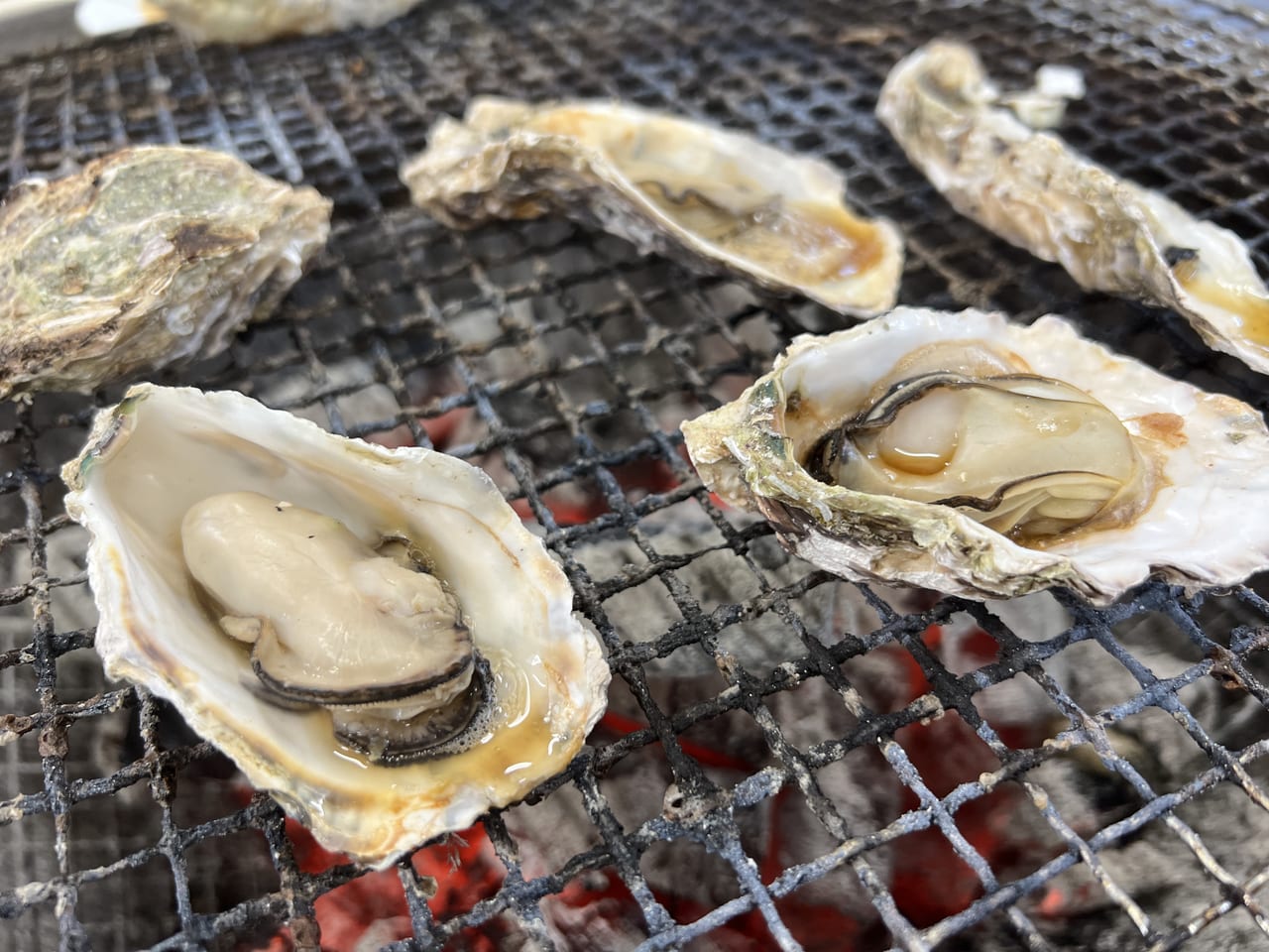 焼き牡蠣