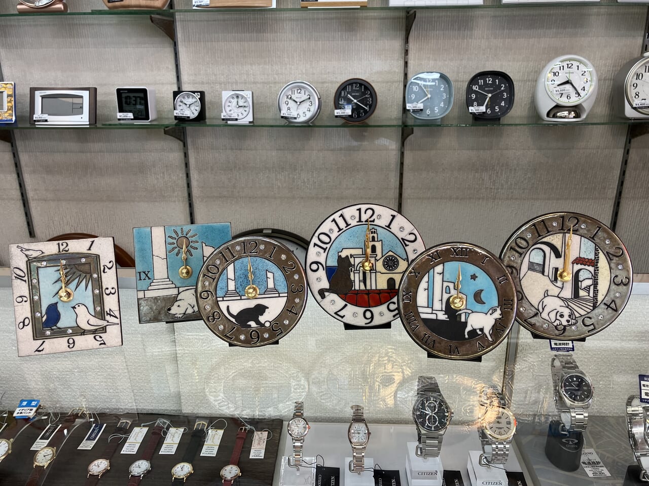 呉市】中通2丁目にある梶本時計店でイタリア製陶器時計アントニオ 