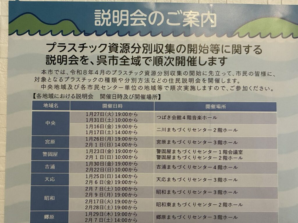 ごみ分別説明会