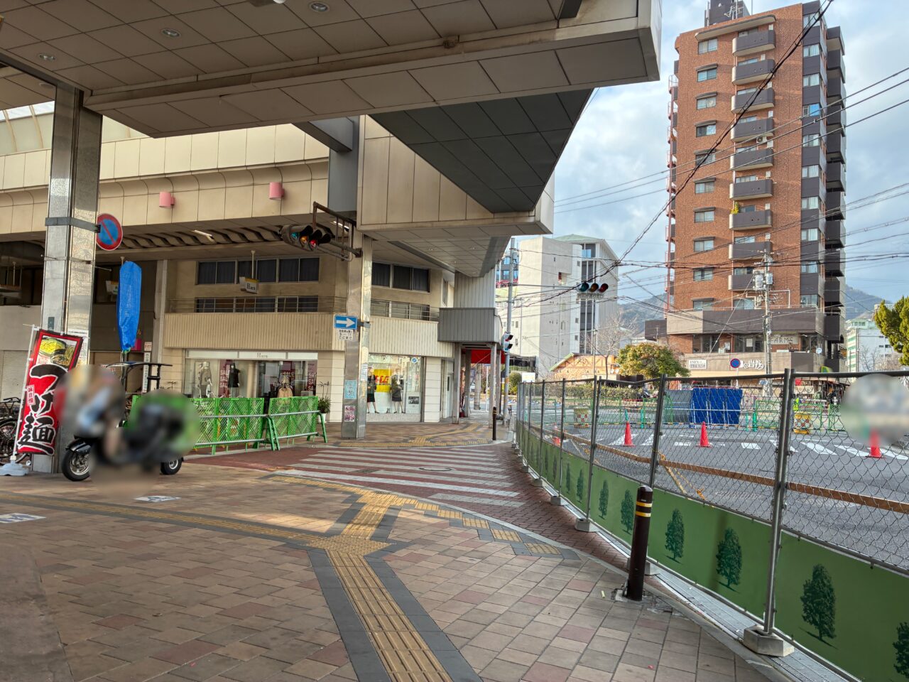 れんがどおり商店街工事