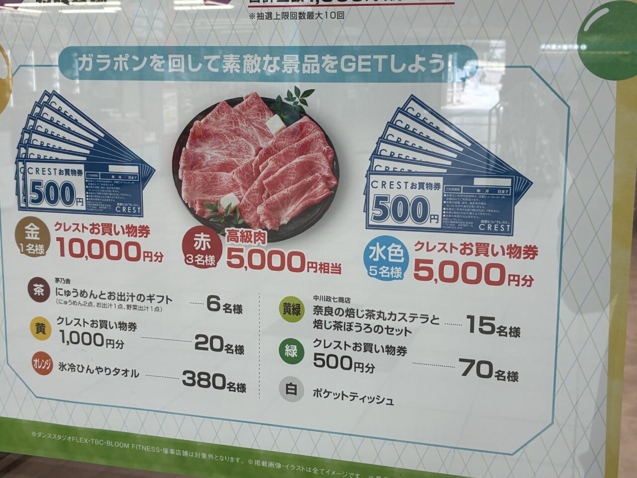 クレスト抽選会