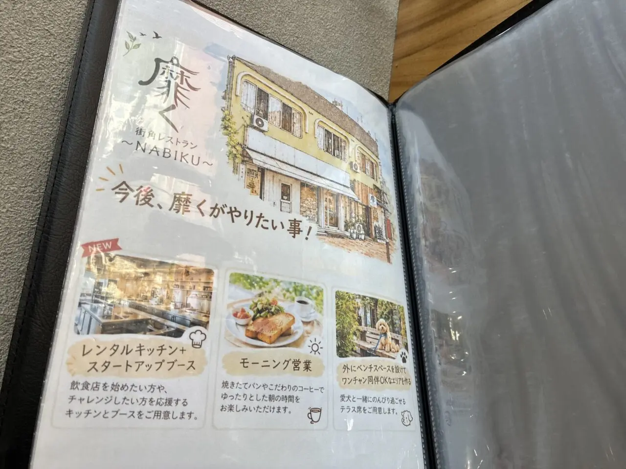 靡く